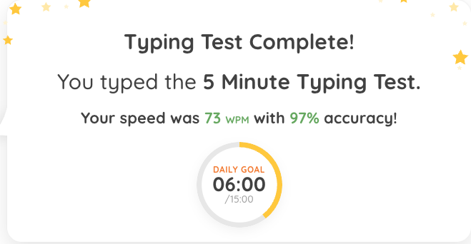 testfortyping